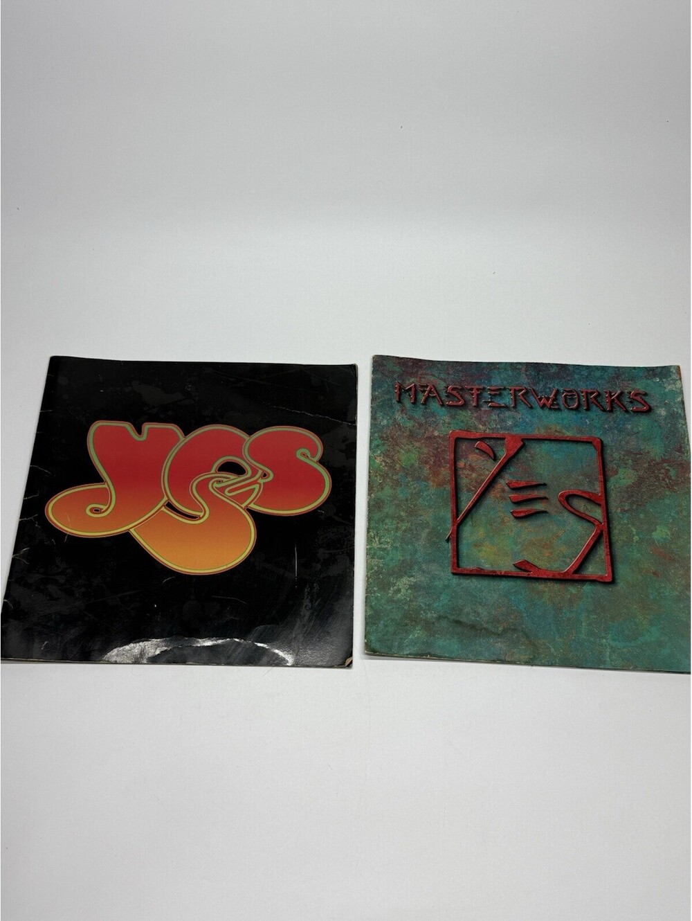 YES Band Tour Programs Lot Masterworks 2000 Vintage Concert Souvenir Books